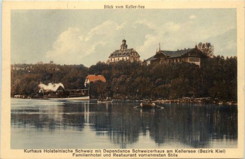 Kurhaus Hostein.Schweiz mit Schweizerhaus am Kellersee
