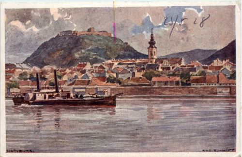 Hainburg von der Donau aus