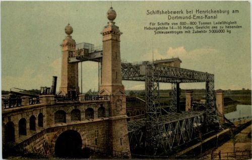 Schiffshebewerk bei Henrichenburg am Dortmund-Ems-Kanal