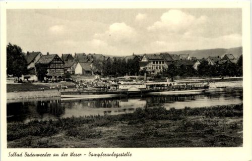 Bodenwerder a d Weser, Dampferanlegestelle