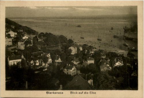 Blankenese, Blick auf die Elbe