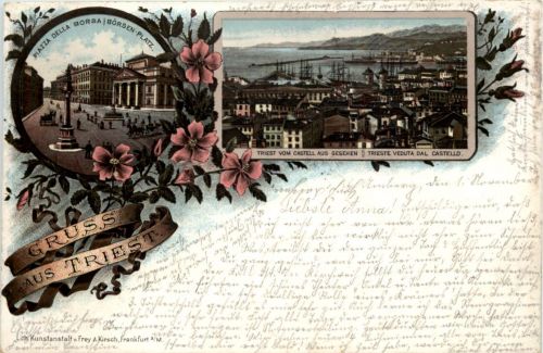 Gruss aus Triest - Litho