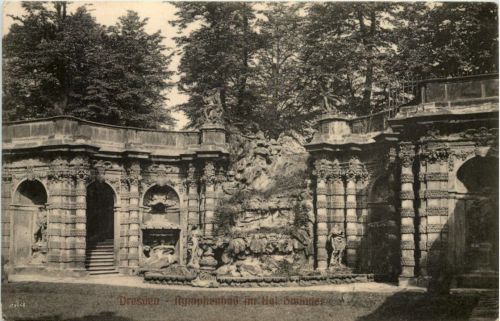Dresden, Nymphenbad in Kgl. Zwinger