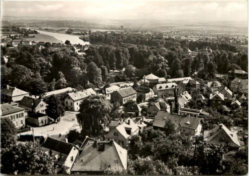 Dresden, -Pillnitz, Blick vom HO-Restaurant-Cafe Hausberg