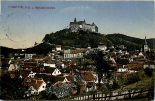Kulmbach, Blick v. Bergschlösschen