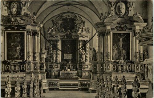 Coruey bei Höxter, Inneres der Kirche