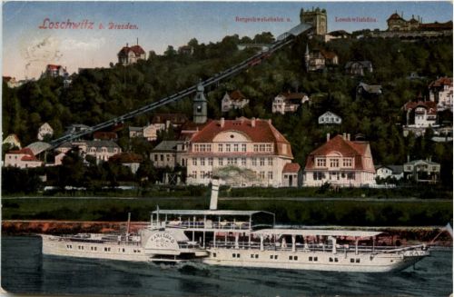 Dresden, -Loschwitz, Bergschwebebahn
