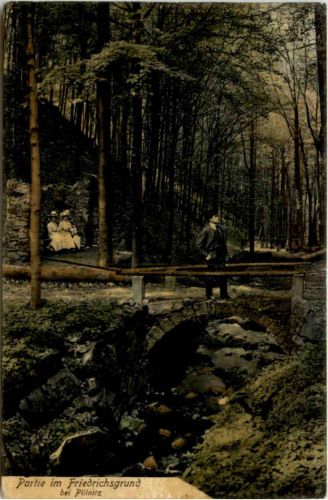 Dresden, bei Pillnitz, Partie im Friedrichsgrund