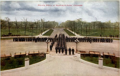 Chicago - Police Drill at Garfield Park