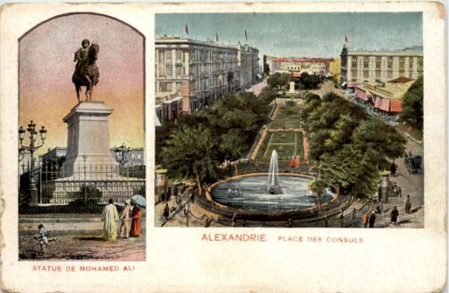 Egypt - Alexandrie - Place des Consuls