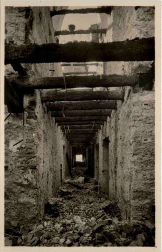 Ski und Berghütte am Schwarzenkopf abgebrannt 1927 - Schliersee