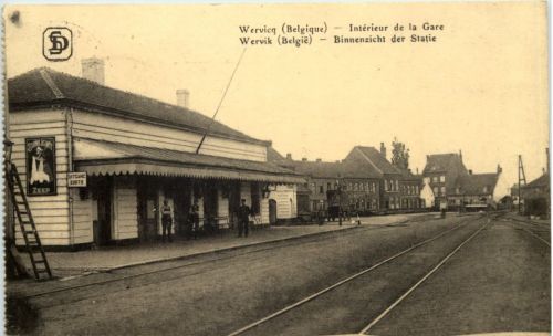 Wervicq - Interieur de la Gare - Feldpost Res Inf Regt 246