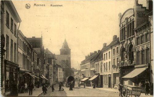 Meenen - Rijselstraat - Feldpost 39. Inf. Regt