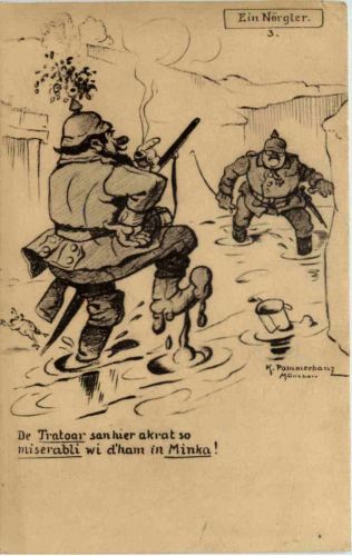 1. WK - Ein Nörgler - Feldpost