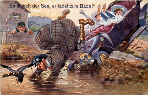 Humor - Auto - Es lächelt der See, er ladet zum Bade