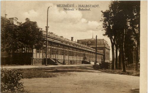Mezimesti - Halbstadt - Bahnhof