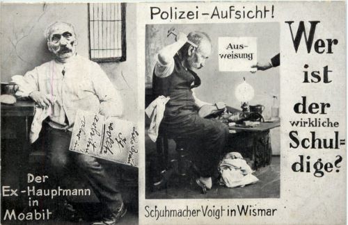 Schumacher Voigt in Wismar - Wer ist der wirklich Schuldige - Hauptmann von Köpenick