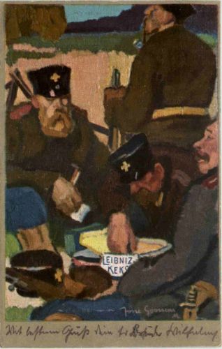 Werbung - Leibniz Keks - FEldpost 29. Inf Div.
