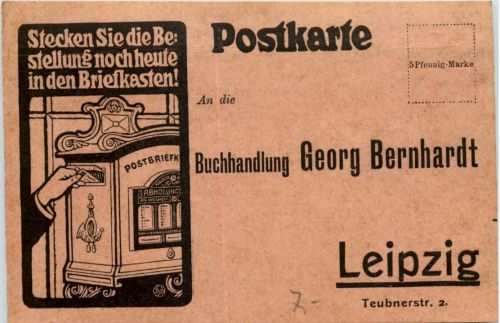Leipzig - Buchhandlung Georg Bernhardt