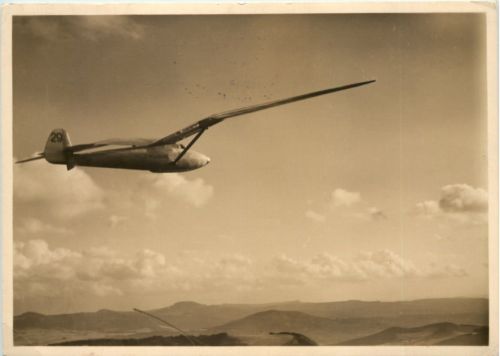 Segelflugzeug Moazagotl mit Wolf Hirth - Wasserkuppe