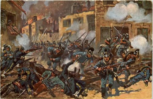 Künstler AK Fritz Neumann - Krieg 1870/71