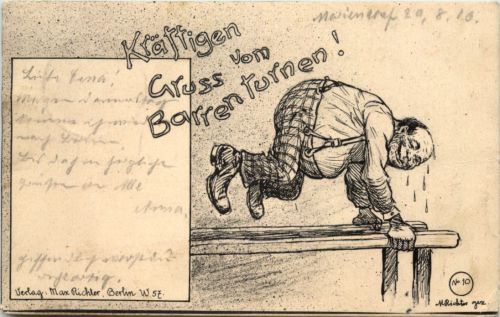 Gruss vom Barrenturnen