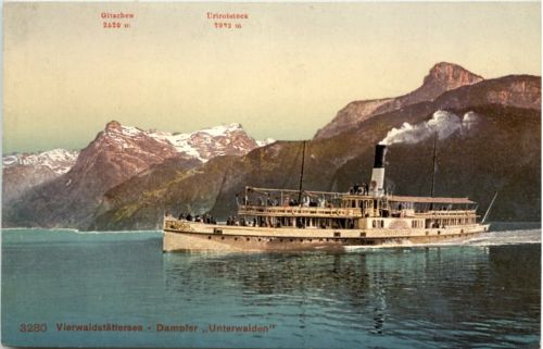 Vierwaldstättersee - Dampfer Unterwalden