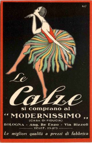 Bologna - Le Calze si comprano al Modernissimo - Jugendstil