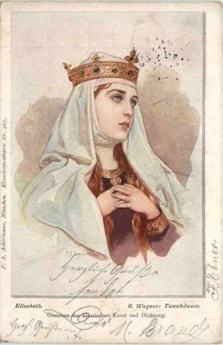 Elisabeth - Künstler Ak Doubek