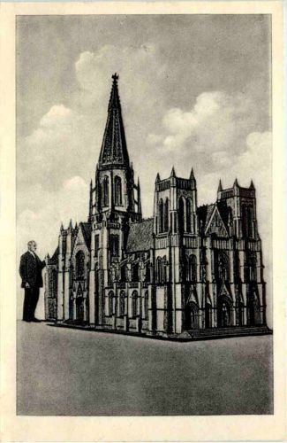 Streichholz Wunderwerk KAthedrale zu New York