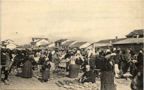 Markttag in Skoplje Ueskueb - Nordmazedonien