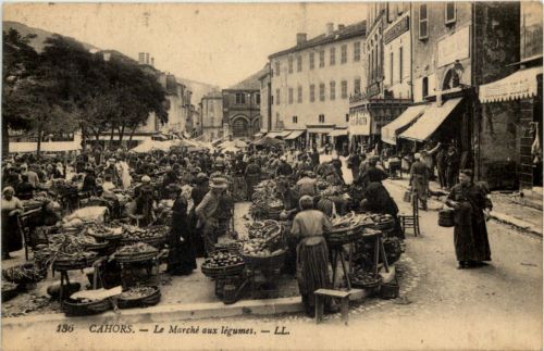 Cahors - Le Marche aux legumes