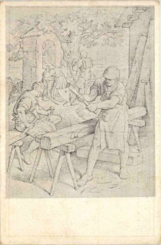 Sudetendeutsche Kunst Josef von Führich - Bete und arbeite