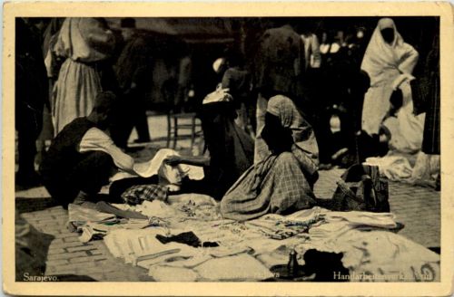 Sarajevo - Handarbeitsverkäuferin