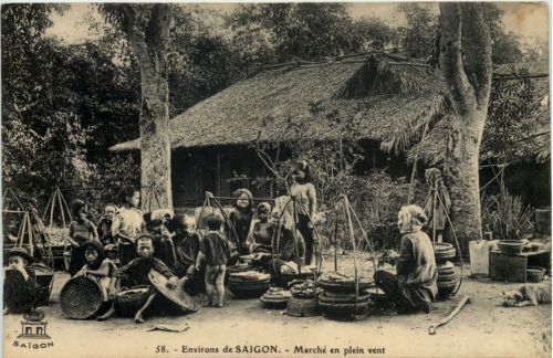 Saigon - Marche en plein vent