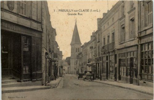 Preuilly sur Claise - Grande rue