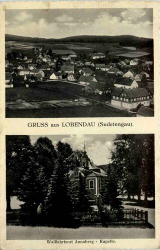 Gruss aus Lobendau - Sudetengau