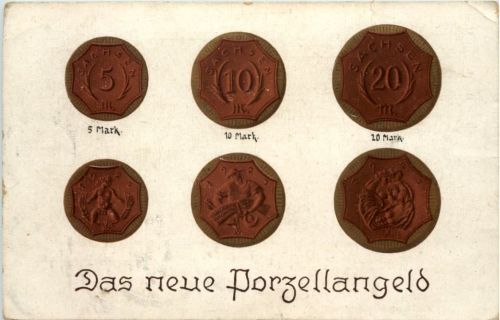 Sachsen - Das neue Porzellangeld