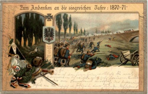 Andenken an die siegreichen Jahre 1870-71