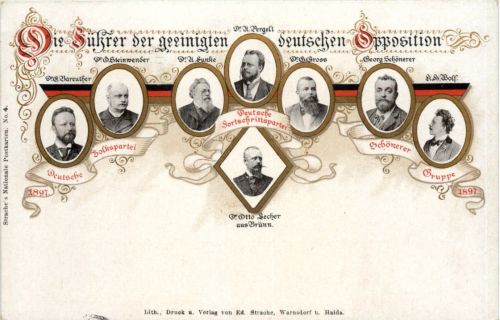 Die Führer der geeinigten deutschen Opposition