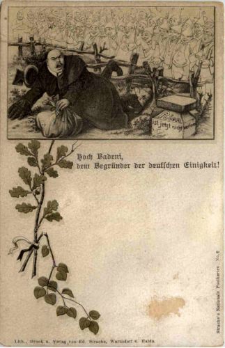 Hoch Badeni, dem Begründer der deutschen Einigkeit