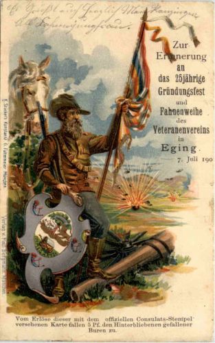 Eging - 25jähriges Gründungsfest des Veteranenvereins Buren 1901