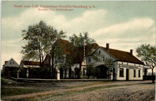 Naumburg - Gruss vom Cafe Kuchenhaus Grochlitz