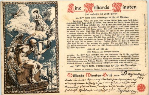 Eine Milliarde Minuten seit Christi Geburt