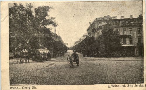 Wilno - Georg Strasse - Feldpost Posen