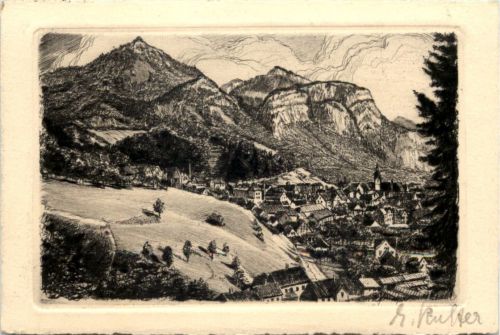 Dornbirn - Radierung