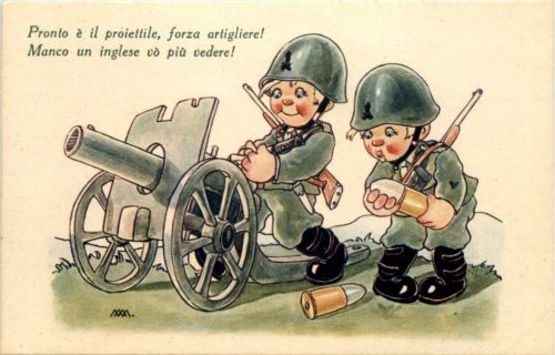 Pronto e il proiettile Humor - Italia - Humor - Militaria