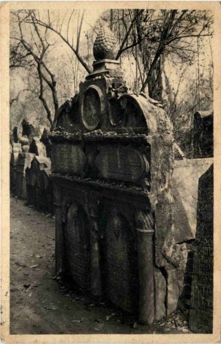 Praha - Zidovsky hrbitov - Rabbi Löw - Judaika