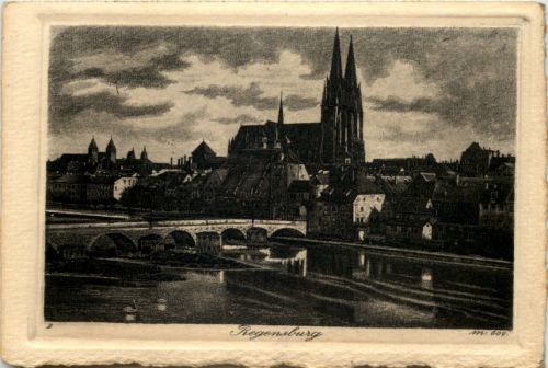 Regensburg - Radierung