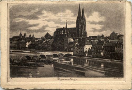 Regensburg - Radierung